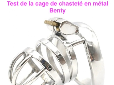 Test de la cage de chasteté en métal benty