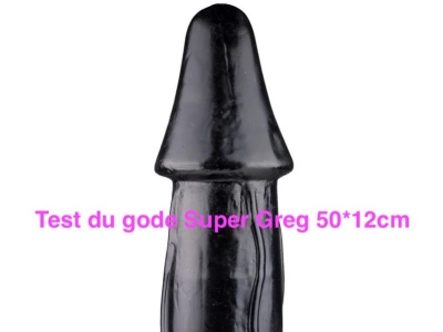 Test du gode Super Greg 50*12cm