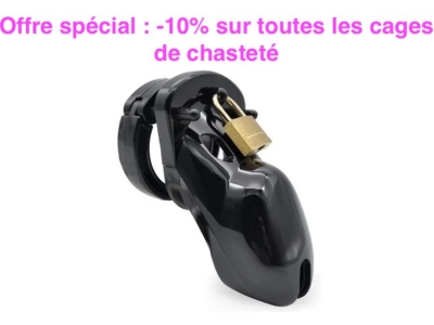 Offre spéciale : -10% sur toutes les cages de chasteté