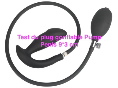 Test du plug gonflable Pump Penis 9*3cm 