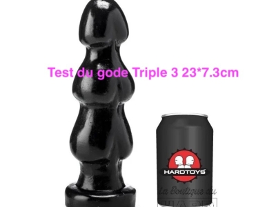 Test du gode triple 3 23*7.3cm