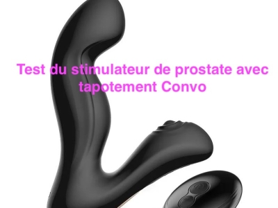 Test du stimulateur de prostate avec tapotement Convo 