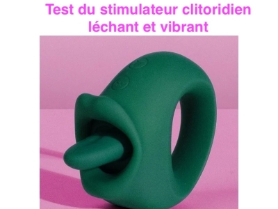 Test du stimulateur clitoridien léchant et vibrant