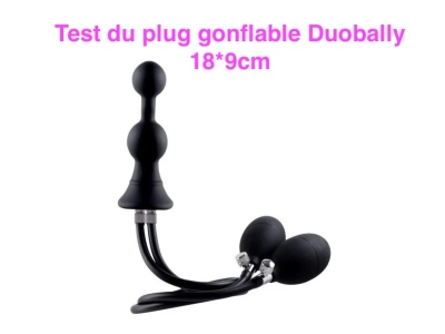 Test du plug gonflable Duobally 18*9cm