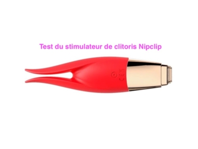 Test du stimulateur de clitoris Nipclip rouge