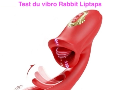 Test du vibro Rabbit Liptaps 13*3.6cm