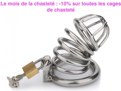 Le mois de la chasteté : -10% sur toutes les cages de chasteté