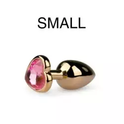 Plug bijou Or en coeur - Small 6.3 x 2.6 cm pas cher